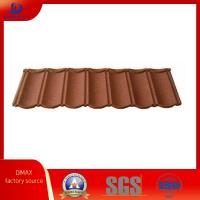 China NOT FADE Construction Materials Stone Chips Coated Steel Roofing Shingle factory
