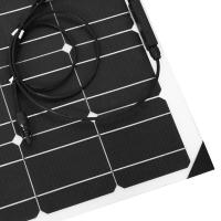 China ETFE Surface 100 Watt Monocrystalline Solar Panel 18 Volt Cell Efficiency 19.5% factory