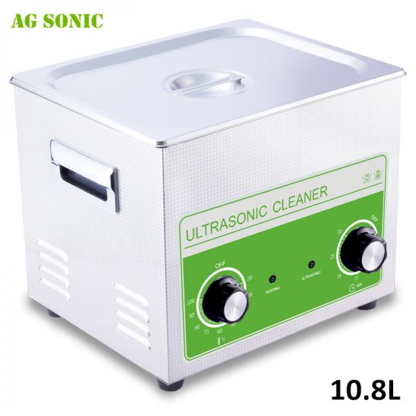 Quality Scientific Laboratory Ultrasonic Cleaner , Ultrasonic Cleaning Bath 10.8L with Heating for sale