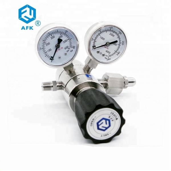 Quality double stage stainless steel nitrogen gas pressure fixed regulator for sale