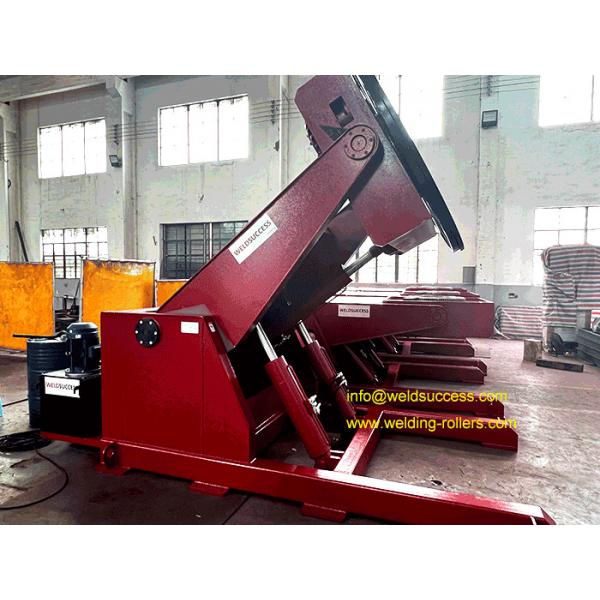 Quality Hydraulic Lifting Welding Positioner Turntable With 5M Cable 2200 Lb Capacity for sale