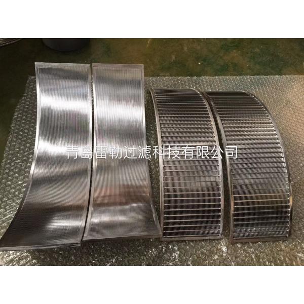 Quality Dewatering SS316L Wedge Wire 0.15mm Slot Sieve Screen for sale