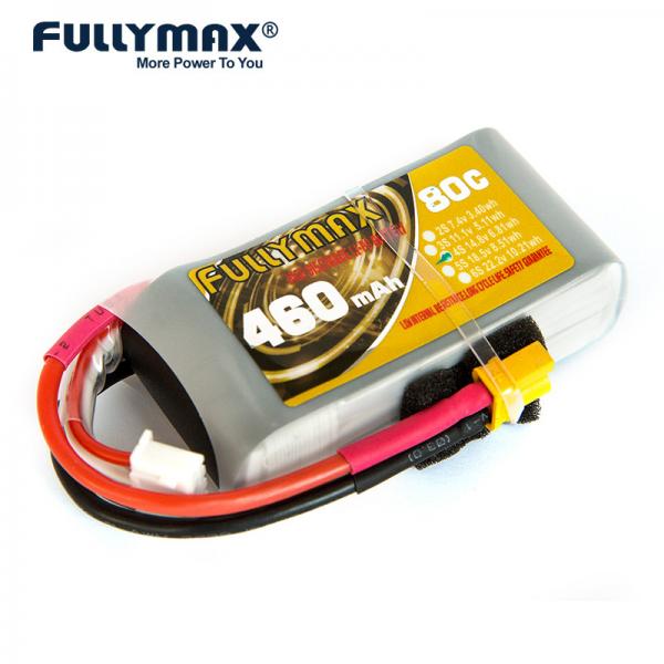 Quality 460mah 14.8v Lipo 4s Rc Car Battery 80c For Rc Aircraft Drone Airplane Lipo Racing Battery for sale