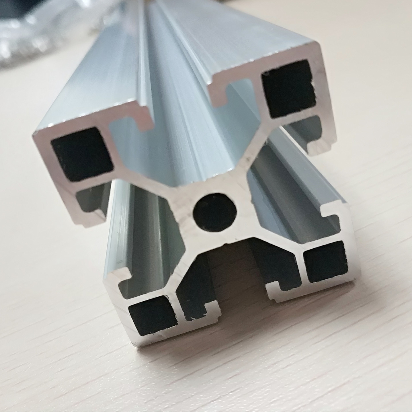 China Fine Metal Anodize Aluminum Spare Parts T Slot Extruded Frame Profile factory