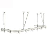 Buy cheap Heavy Duty Curved Aluminum Pole Bay Window Rod Bendable Curtain Track Rail for from wholesalers