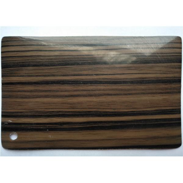 Quality High Gloss Wood Grain Pvc Vinyl Cabinet Doors 0.30mm 0.50mm Thick for sale