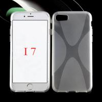 China X line tpu cover case for Apple iphone 7 crystal X type tpu phone case for iphone 7 factory