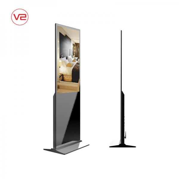 Quality Android Wifi Floor Standing Digital Signage Multiple Languages High Color Uniformity for sale