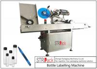China Adhesive Stickers Horizontal Labeling Machine , Vial Ampoule Syringe Labeling Machine factory