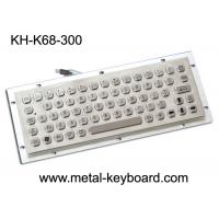 Quality IP65 Vandal - Proof Industrial Metal Keyboard For Internet Kiosk , SS Keyboard for sale