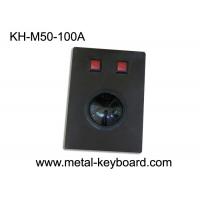 China Metal Black Marine Console Industrial trackballs Mouse with USB Interface factory