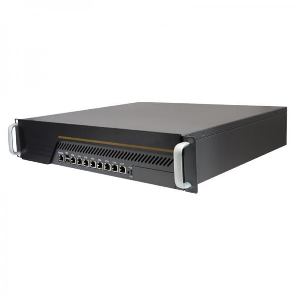 Quality Intel®H170  9th I3 I5 I7 2U rackmount 8 Gigabit LAN Industrial computer  firewall PC appliance for sale