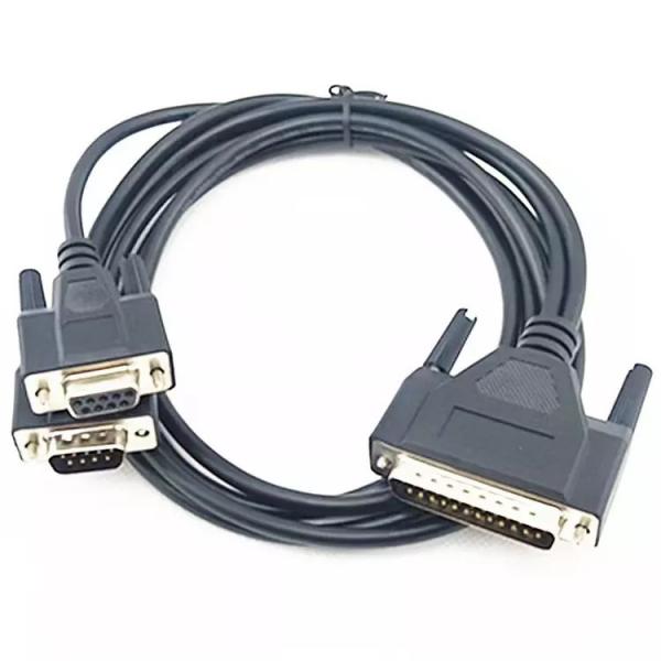 Quality DB9M To DB25M Computer Printer Cable DB25 Male To DB9 Female Extension Cable OEM ODM for sale