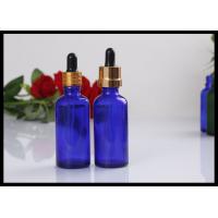 China Blue Garomatherapy Oil Bottles 30ml , Pharmaceutical Empty Essential Oil Bottles factory