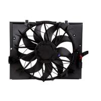 China Professional Test OE 17427543282 Radiator Fans 600W For E60 530i Auto Car Ac Condenser Fan factory
