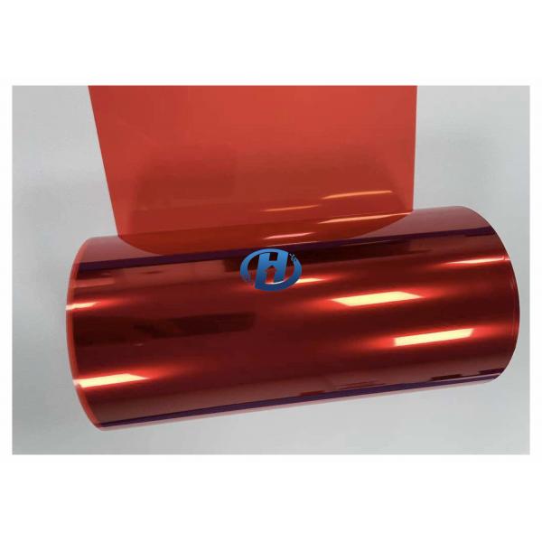 Quality 20 μm PET Non-Silicone Release Film Red Polyethylene Terephthalate As a waste discharge film used in 3C industries for sale