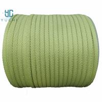 China KEVLAR YARN FIBER WOVEN ROPE FLAT TYPE 10*4MM 12*4MM FOR GLASS TEMPERING FURNACE factory