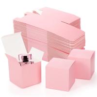 China Customized Beautiful Design Folding Pink Skin Care Packaging Paper Perfume Box for Perfume factory