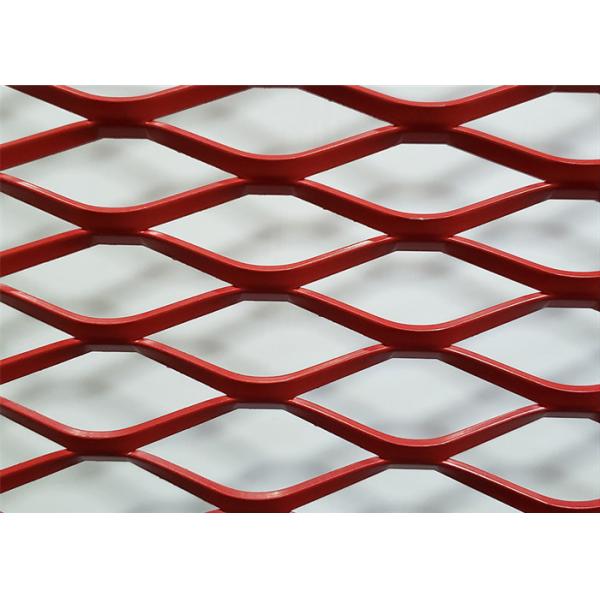 Quality 1.2mm Thickness Multi Color Diamond hole type expanded metal wire mesh for sale