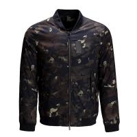 china JH Polyester Military Combat Uniform Camouflage Mandarin Collar Cotton Filling