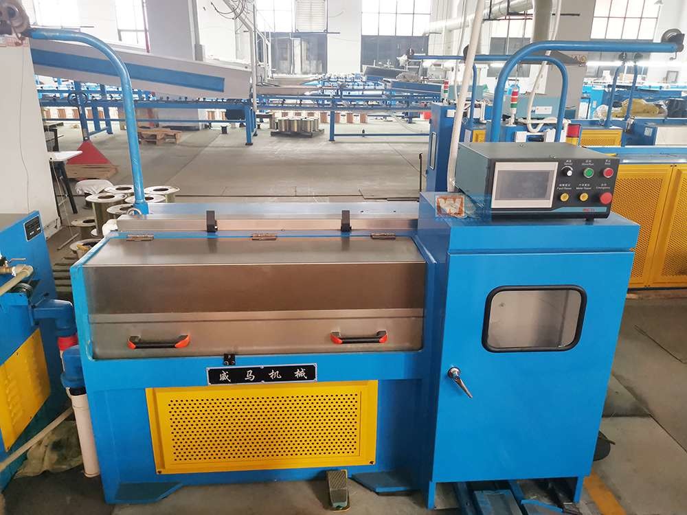 China High Speed AWG Wire Drawing Machine 0.08 To 0.32 Mm For Cable Making factory