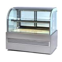 China Food Display Warmer With Light Box Stainless Steel Food Display Showcase Commercial Hot Food Warmer for sale