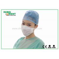 Quality White Paper Non Woven Disposable Face Mask 1 Ply 7 X 20cm for sale