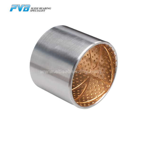 Quality CuSn10Pb10 Copper Alloy Bimetal Bushing Carbon Steel Back Bimetal Bearing for sale