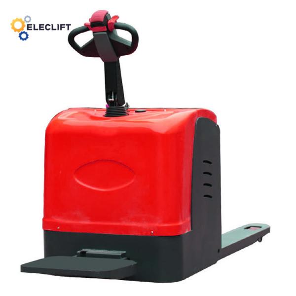 Quality Motorized Full Electric Pallet Stacker 24V 20A With Polyurethane Wheel for sale