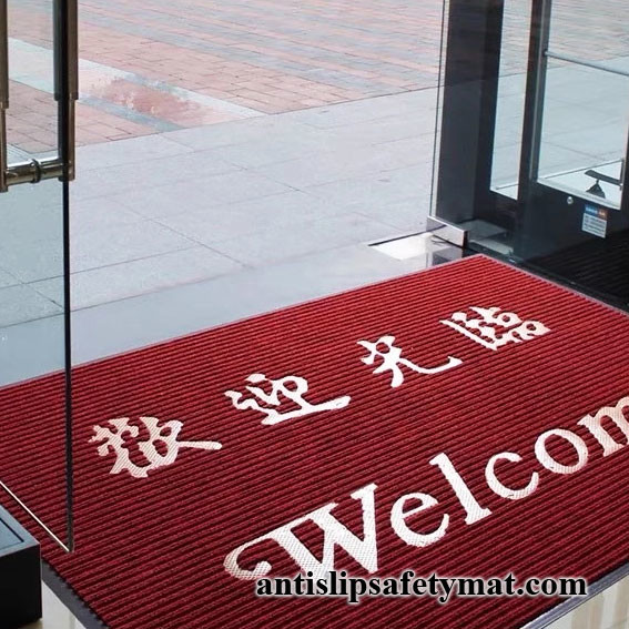 Quality Hotel Custom Polypropylene And Polyester Rugs 180x1800 Airport Floor Mat for sale