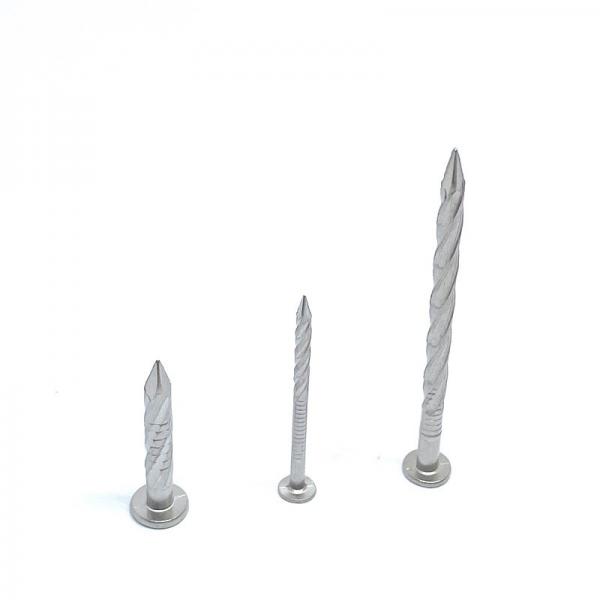 Quality 3.05 X 65MM Twist Shank Nails Flat Head For Wood , Size Can Custom Made for sale