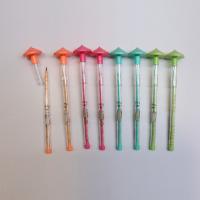 China Novelty whipping top cap  bullet push pencil multi point pencil push lead pencil factory