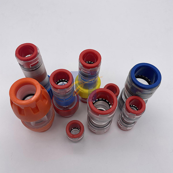 Quality High Pressure Resistance Microduct Connector with NBR Seal and Transparent for sale