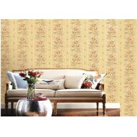 China American Country Style Deep Embossed Wallpaper Durable 1.06*15.6m Roll Size factory