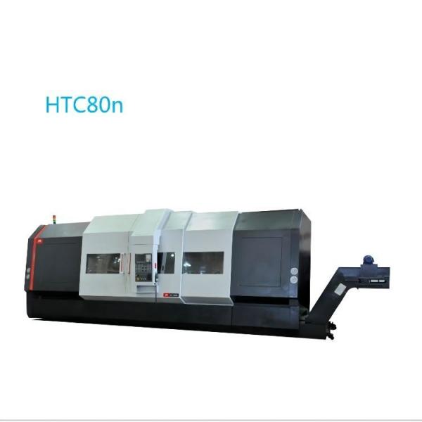 Quality 45 Degree HTC Slant Bed CNC Lathe Machine HTC80n Horizontal High Rotation Speed for sale