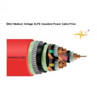 China Medium Voltage XLPE Insulated Power Cable Single Core 3 Core Copper Conductor XLPE Insulated Cable N2XSY factory