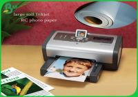 China 150gsm 190gsm Satin And High Glossy RC Photo Paper For Pigment Ink factory