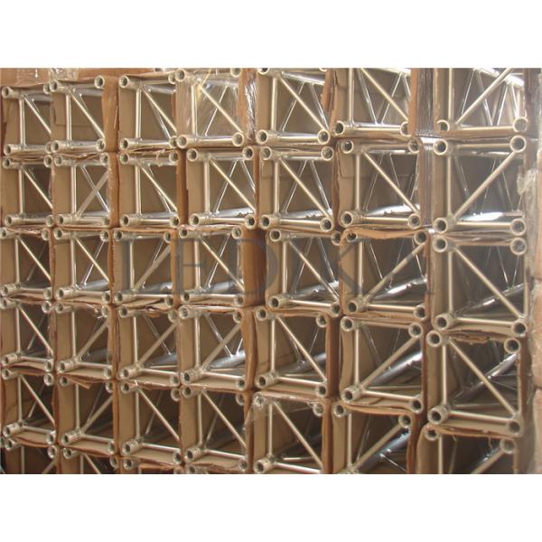 Quality Indoor Outdoor Events Light Truss 387mm Silver Square Spigot Truss for sale