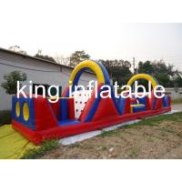 Quality Inflatable Amusement Park Giant PVC Children Outdoor Inflatable Obstacle Course for sale