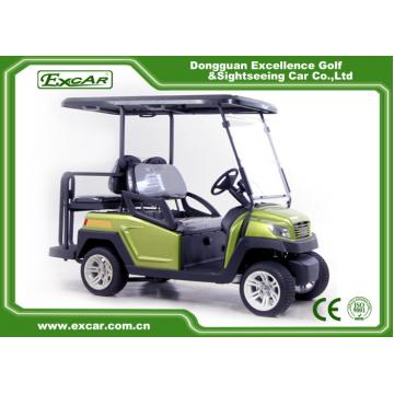 Quality Green EXCAR Electric Golf Car 3 Or 4 Seater 48V ADC Motor CE Approved for sale