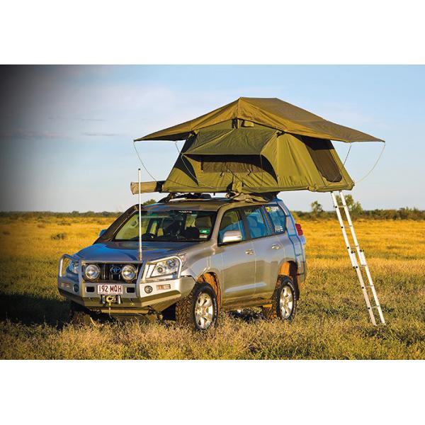 Quality Customized Pop Up Roof Top Tent , Aluminum Pole Roof Rack Mounted Tent for sale