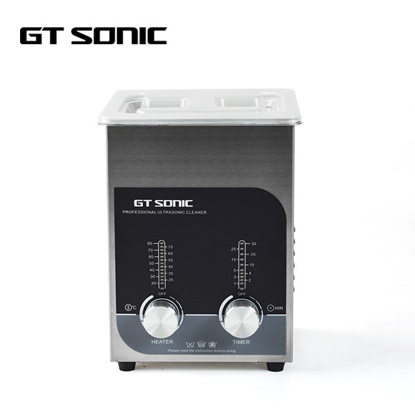 Quality 20 - 80 ℃ Heating Ultrasonic Jewelry Cleaner Benchtop Type Dual Power 100W for sale