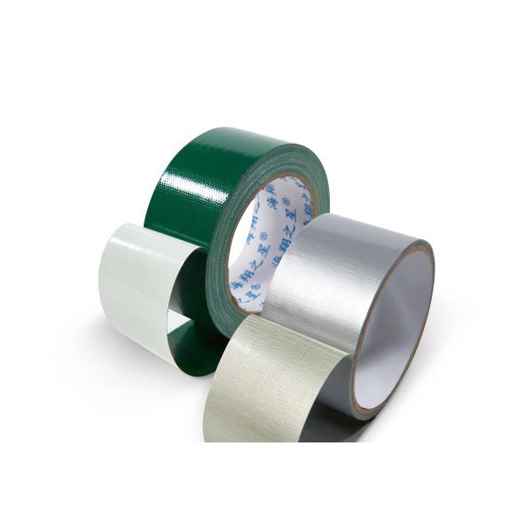 Quality Hot Melt Glue Cloth Duct Tape Single Sided 250mic Thick 12Colors For Book for sale