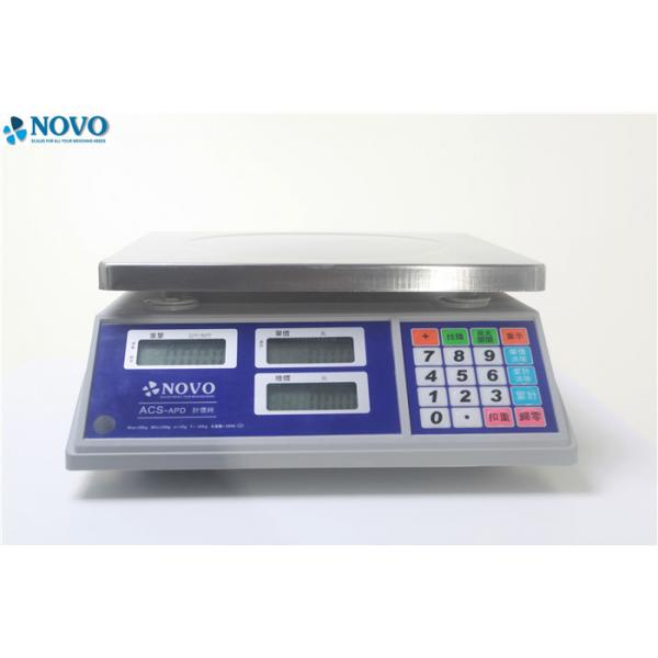 Quality Safe Digital Pricing Scale , Price Computing Weighing Scale Soft Touch Switch for sale