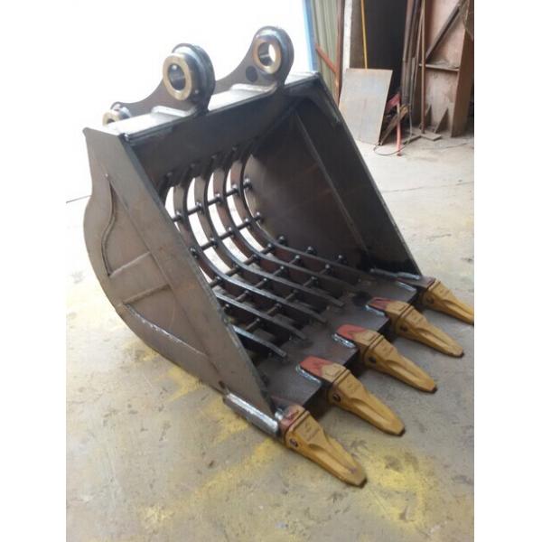 Quality Durable Skeleton Rock Bucket , Excavator Bucket Attachments For Municipal Engineering for sale