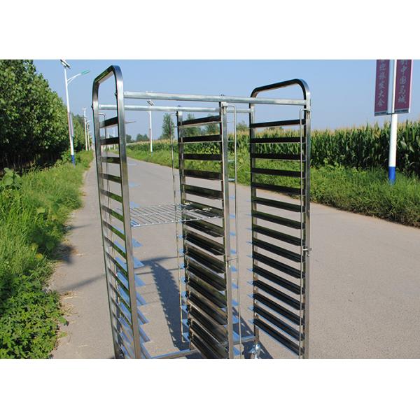 Quality Kitchen Equipment 0.5mm FDA Stainless Steel Rack Trolley for sale