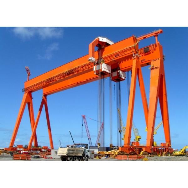 Quality ODM Workshop Electric Double Girder Gantry Crane For Material Loading for sale