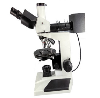 Quality Polarizing 200X 400X Reflected Light Microscope Transmitted Round Rotating Stage for sale