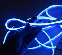 China Mini side emitting silicone waterproof outdoor 12v led neon flex strip lighting 6mm blue factory