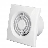 China White 4 Inch 100mm Bathroom Ultra Quiet Ventilation Fan with LED Light Plastic Wall Mounted Exhaust Fan Air Extractor Fan factory